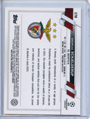 2022-23 Topps Chrome UEFA Andreas Schjelderup Black & White Ray Wave