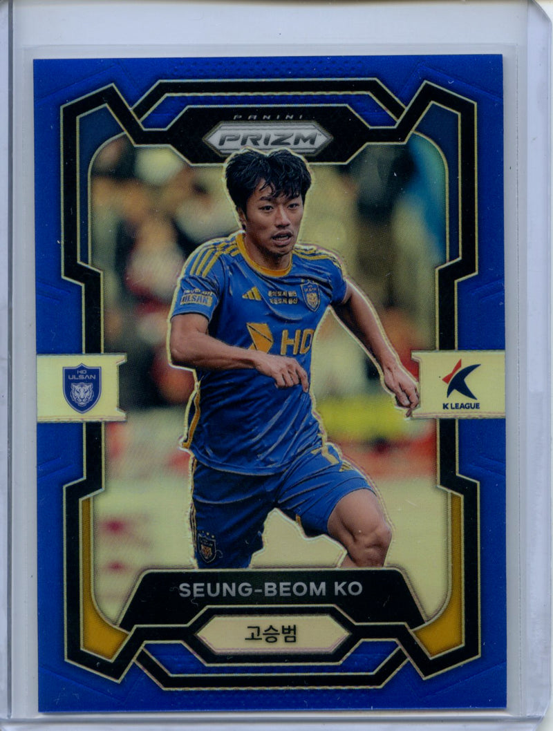 2024 Prizm K-League Soccer Seung-Beom Ko Blue Prizm 72/75