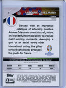 2024 Topps Chrome UEFA Euro Antoine Griezmann Purple Lava 95/175