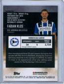 2021-22 Topps Bundesliga Stadium Club Chrome Fabian Klos Refractor