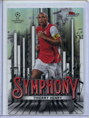 2024-25 Topps Finest UEFA Thierry Henry Symphony