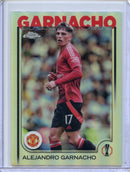 2024-25 Topps Chrome UEFA Club Comps Alejandro Garnacho Refractor
