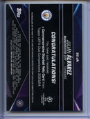 2023-24 Topps UEFA CC Julian Alvarez Starball Commemorative Relic