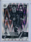 2022-23 Topps Chrome UEFA Gavi Black & White Ray Wave