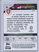 2024 Topps Chrome UEFA Euro Vladimir Coufal Aqua Refractor 89/199