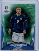 2024 Topps Chrome UEFA Euro Callum McGregor Aqua Refractor 136/199