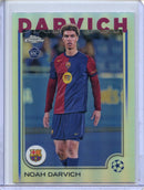 2024-25 Topps Chrome UEFA Club Comps Noah Darvich Refractor