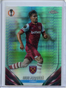 2023-24 Topps Chrome UEFA Lucas Paqueta Aqua Prism Refractor