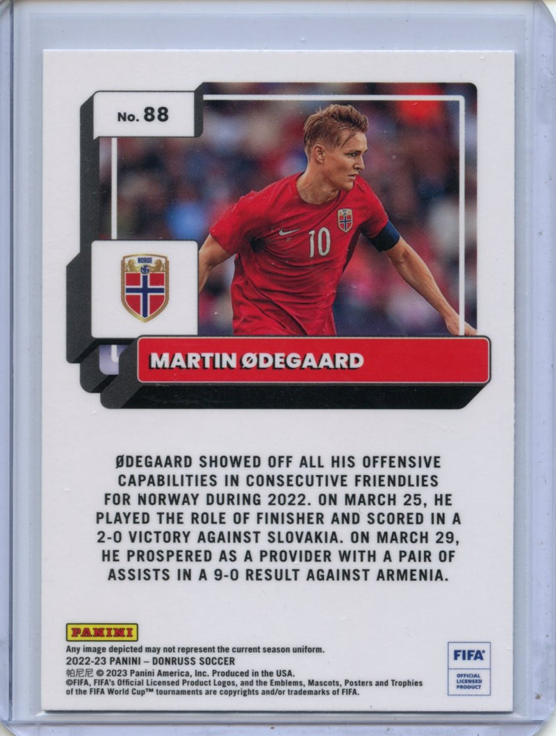 2022-23 Donruss FIFA Martin Odegaard Optic