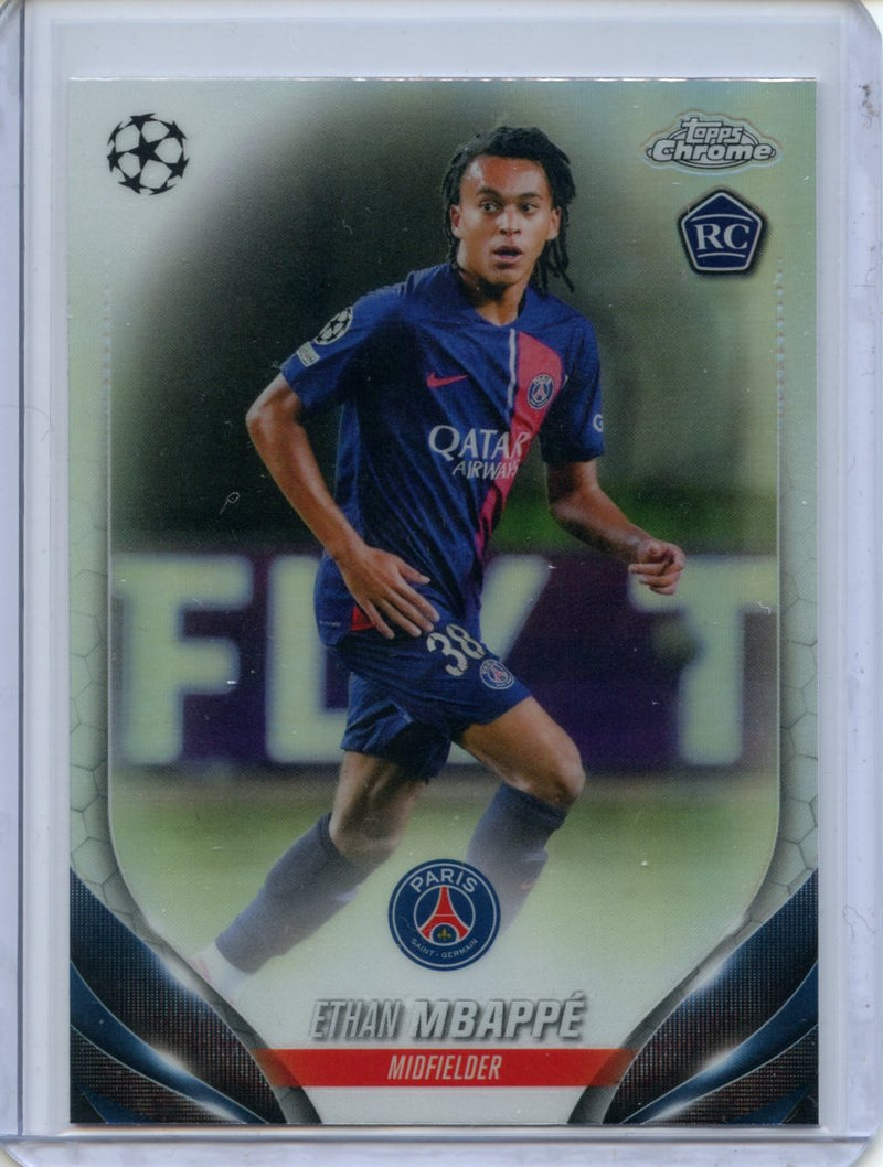 2023-24 Topps Chrome UEFA Ethan Mbappe Refractor