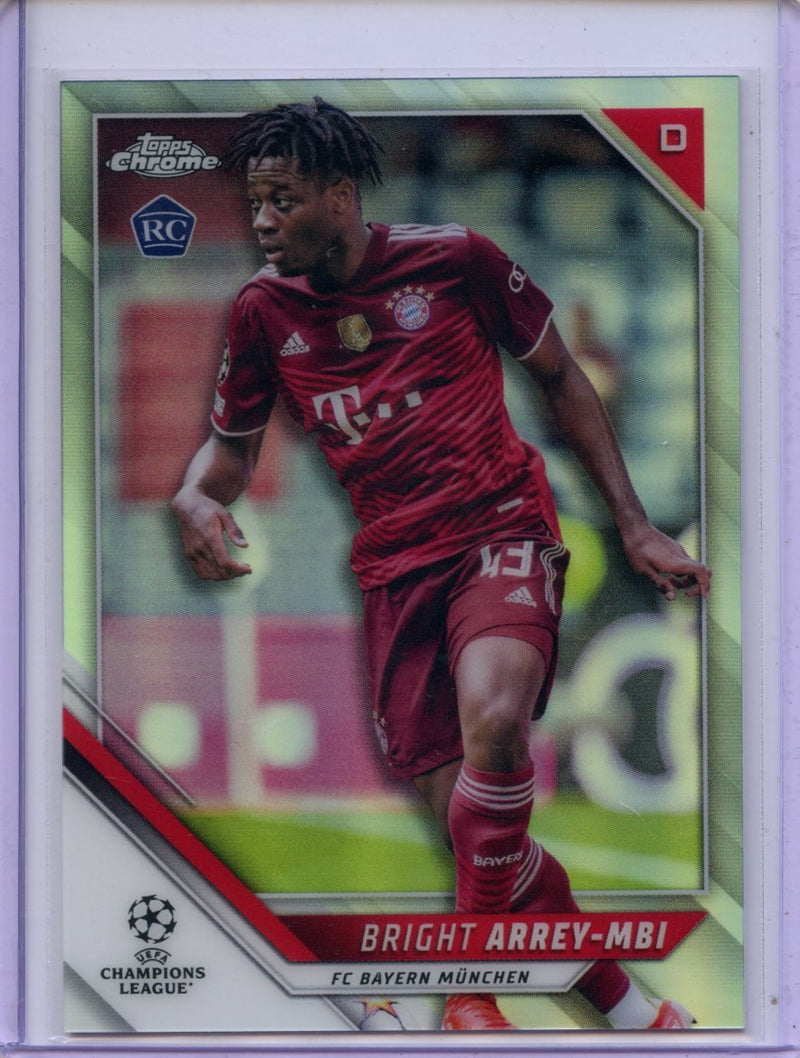 2021-22 Topps Chrome UEFA CL Bright Arrey-Mbi Refractor