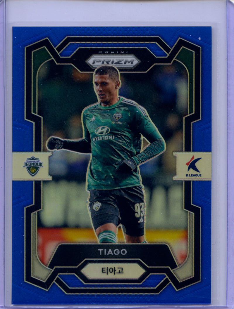 2024 Prizm K-League Soccer Tiago Blue Prizm 52/75