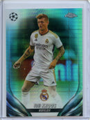 2023-24 Topps Chrome UEFA Toni Kroos Aqua Prism Refractor