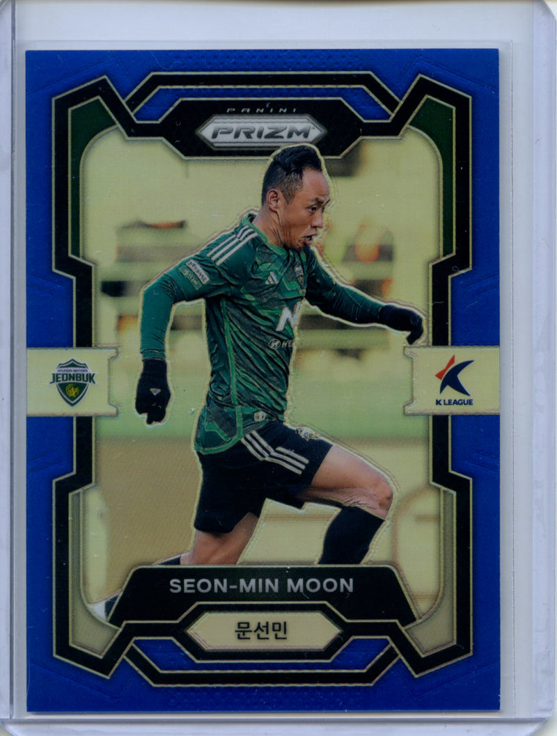 2024 Prizm K-League Soccer Seon-Min Moon Blue Prizm 72/75