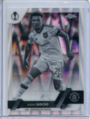 2022-23 Topps Chrome UEFA Jadon Sancho Black & White Ray Wave