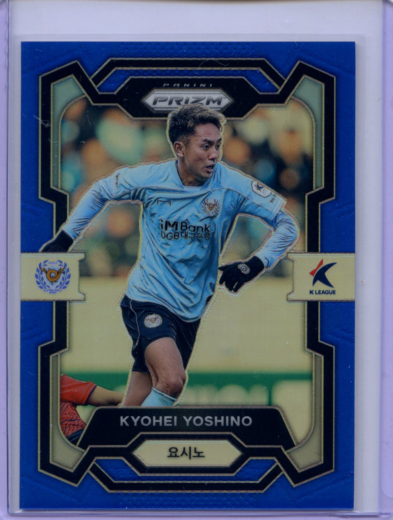 2024 Prizm K-League Soccer Kyohei Yoshino Blue Prizm 37/75