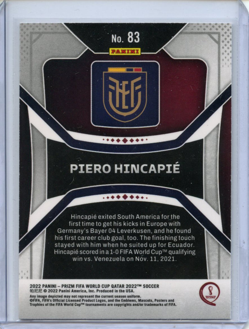 2022 Panini Prizm FIFA World Cup Qatar Piero Hincapie