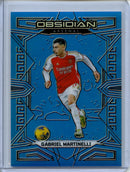 2023-24 Obsidian Soccer Gabriel Martinelli Neon Blue Flood Electric Etch 6/15