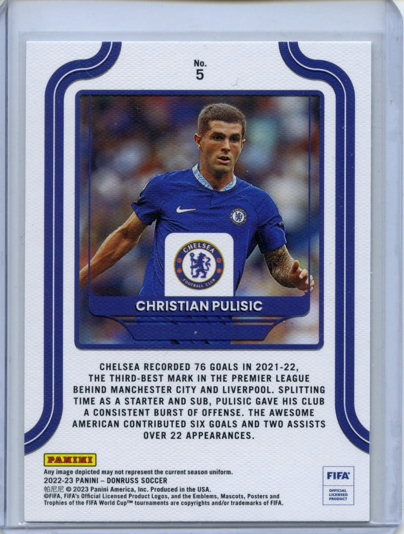 2022-23 Donruss FIFA Christian Pulisic Elite Series Silver