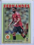 2024-25 Topps Chrome UEFA Club Comps Bruno Fernandes Refractor