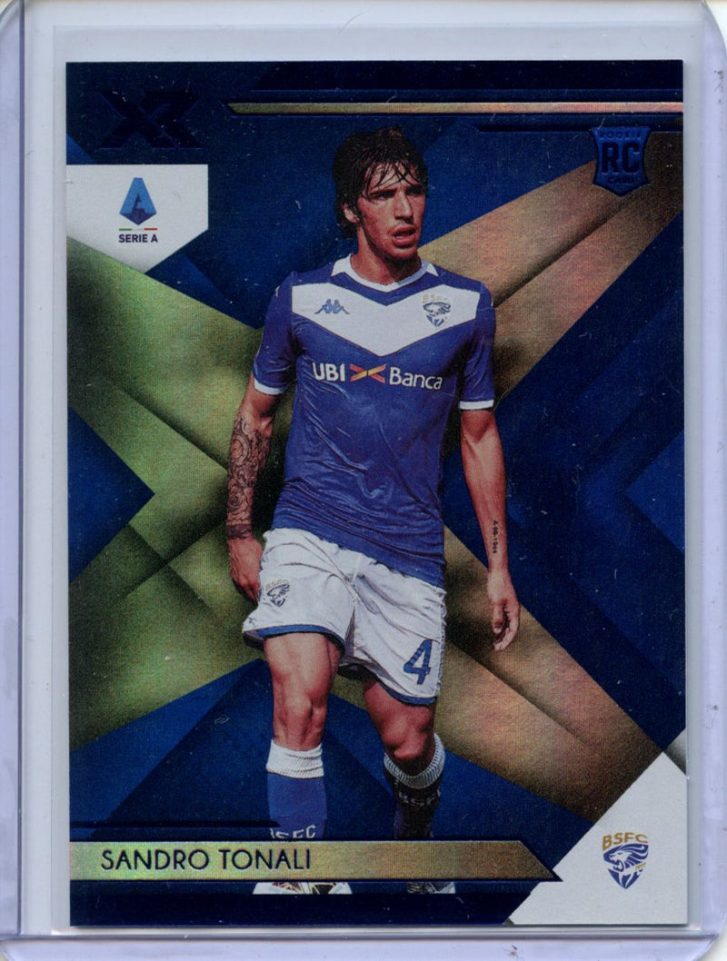 2019-20 Panini Chronicles Sandro Tonali XR Rookies Blue 11/50