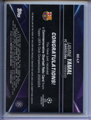 2023-24 Topps UEFA CC Lamine Yamal Starball Commemorative Relic