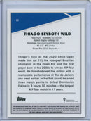 2021 Topps Chrome Tennis Thiago Seyboth Wild