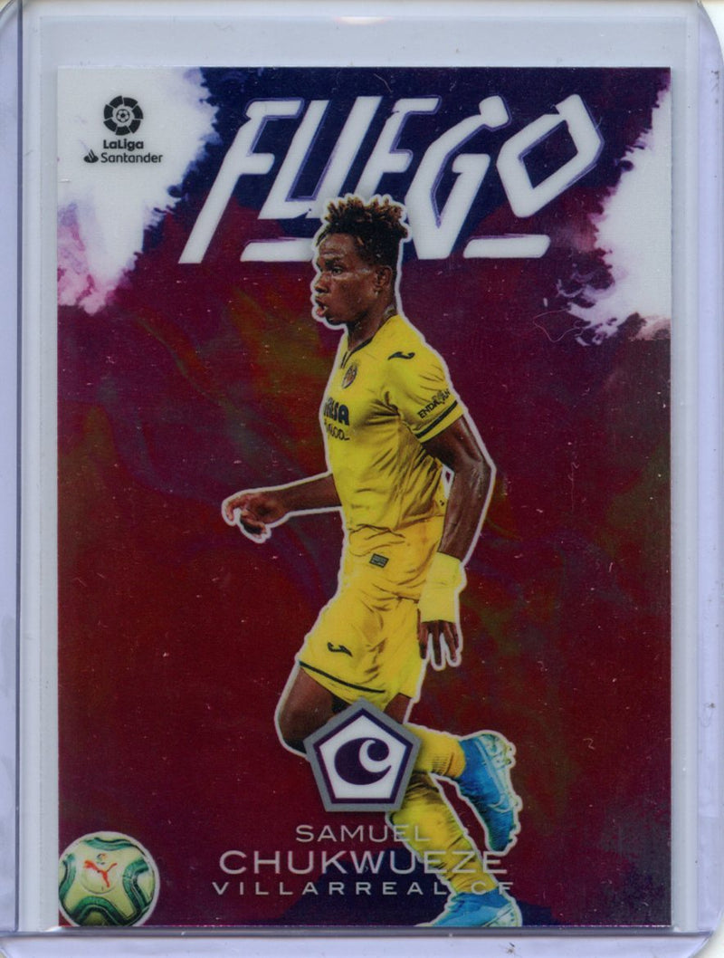 2019-20 Panini Chronicles Samuel Chukwueze Fuego