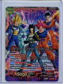 Android 17 (Front) Warriors Of Universe 7, United As One (Back) - Power Absorbed BT20-001 UC Foil