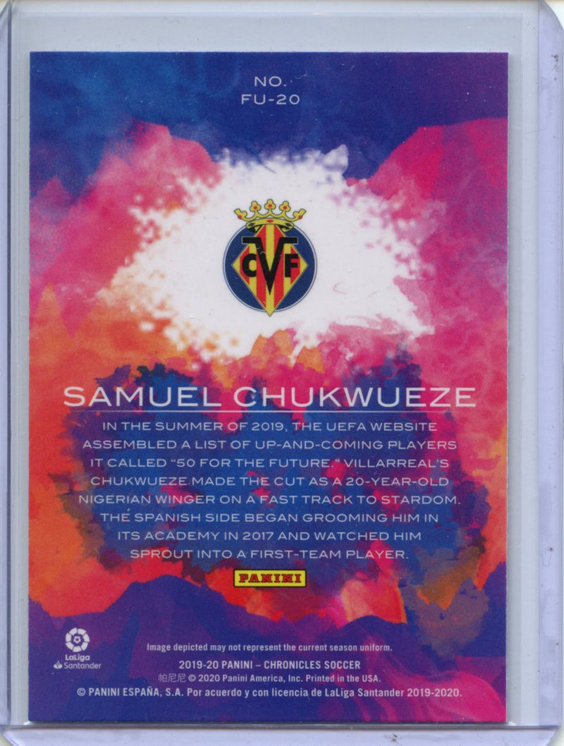 2019-20 Panini Chronicles Samuel Chukwueze Fuego