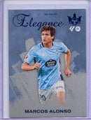 2025-26 Panini Pitch Kings Marcos Alonso Elegance Sapphire 9/25
