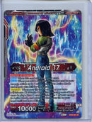Android 17 (Front) Warriors Of Universe 7, United As One (Back) - Power Absorbed BT20-001 UC Foil