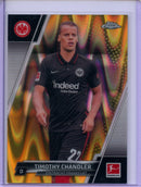 2021-22 Topps Chrome Bundesliga Soccer Timothy Chandler Gold RayWave