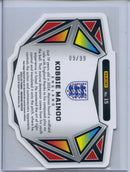 2023-24 Obsidian Soccer Kobbie Mainoo Vitreous Orange Electric Etch 9/99