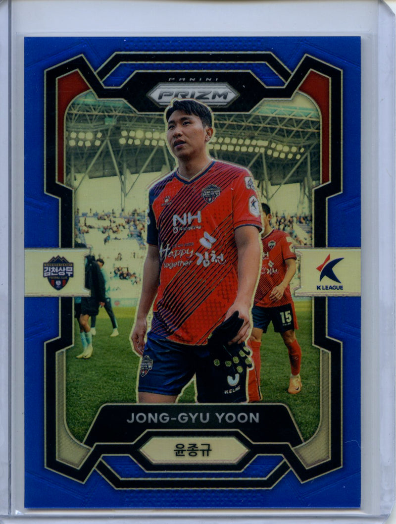 2024 Prizm K-League Soccer Jong-Gyu Yoon Blue Prizm 29/75