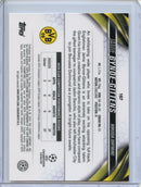 2023-24 Topps Chrome UEFA Jamie Bynoe-Gittens Aqua Prism Refractor