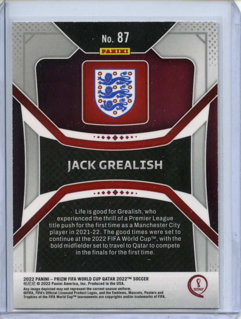 2022 Panini Prizm FIFA World Cup Qatar Jack Grealish