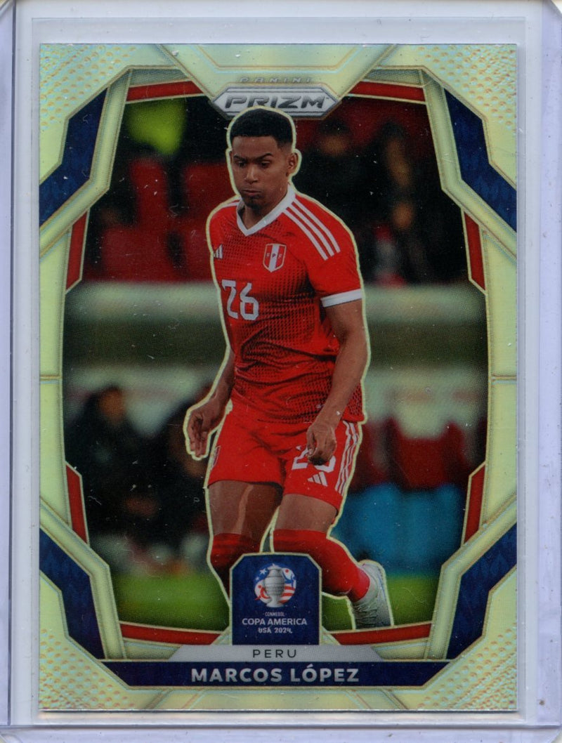 2024 Panini Prizm Copa America Marcos Lopez Silver
