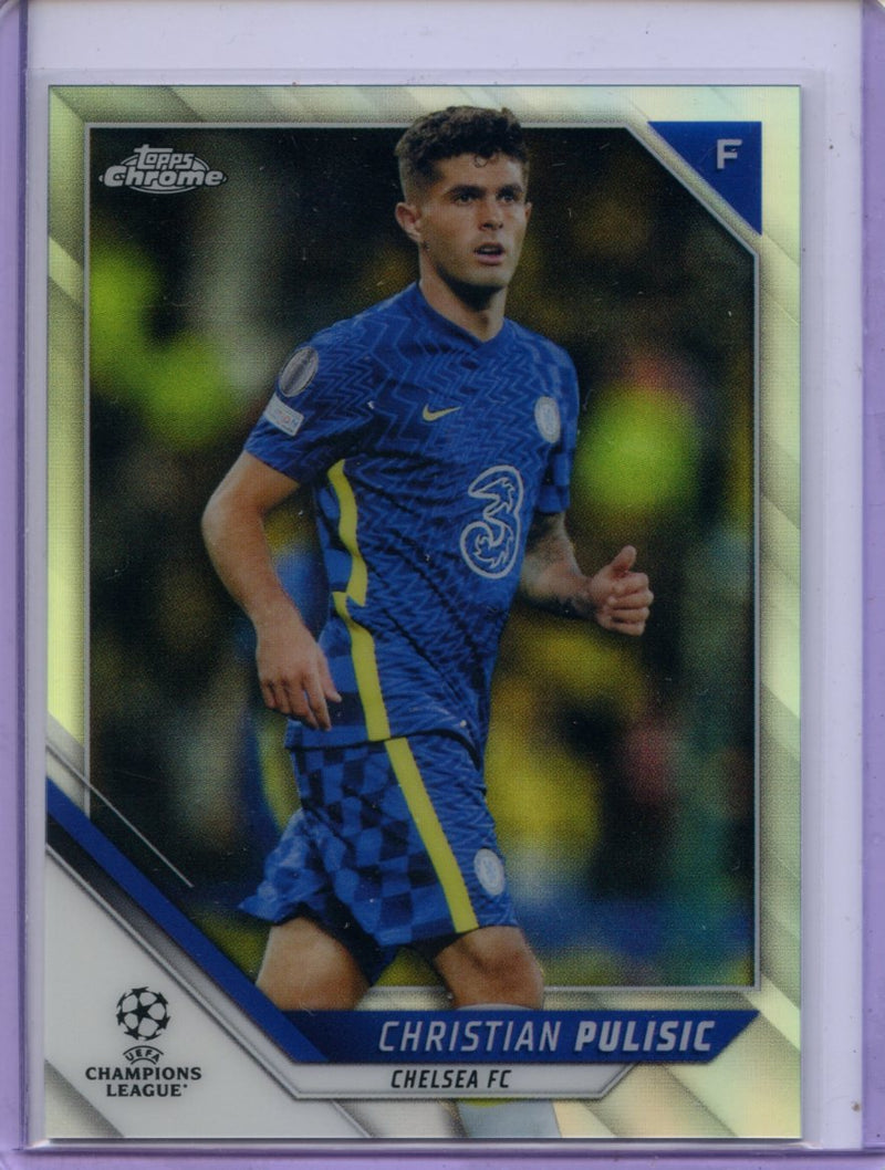 2021-22 Topps Chrome UEFA CL Christian Pulisic Refractor