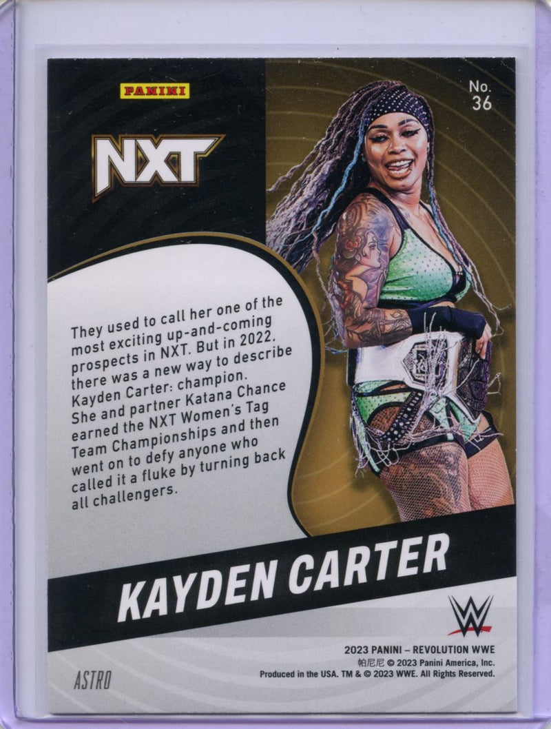 2023 Revolution WWE Kayden Carter Astro
