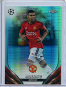 2023-24 Topps Chrome UEFA Casemiro Aqua Prism Refractor