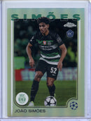 2024-25 Topps Chrome UEFA Club Comps Joao Simoes Refractor