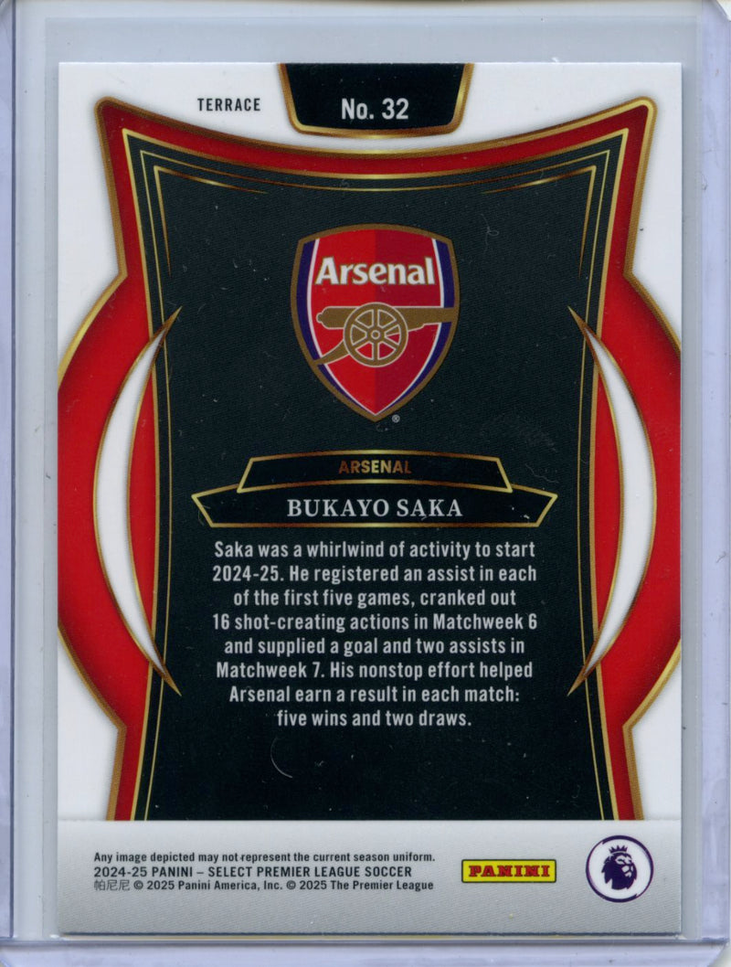 2024-25 Select Premier League Bukayo Saka Terrace