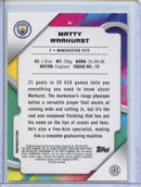 2024-25 Topps Finest UEFA Matty Warhurst Refractor