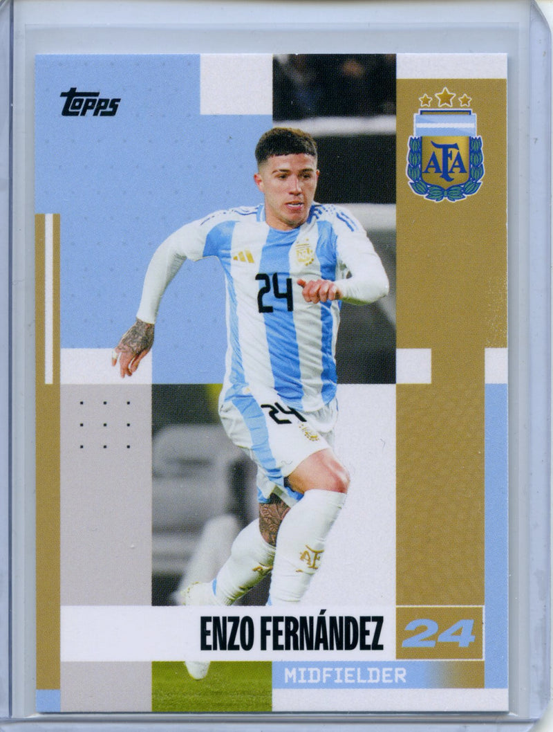 2024-25 Topps Argentina Team Set Enzo Fernandez