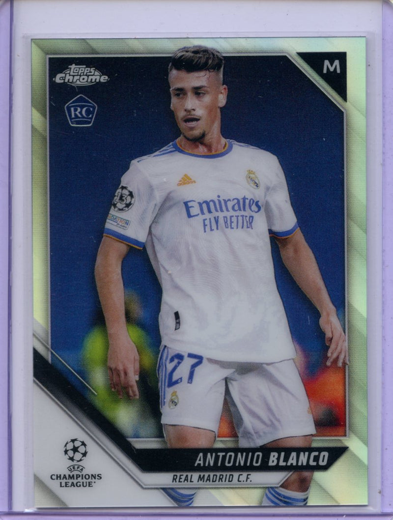 2021-22 Topps Chrome UEFA CL Antonio Blanco Refractor