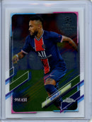 2020-21 Topps Chrome UEFA Steve Aoki Neymar Neon Chrome I 104/199