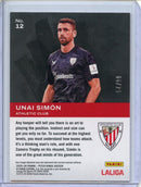 2025-26 Panini Pitch Kings Unai Simon Elegance Amber 54/99