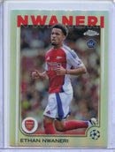 2024-25 Topps Chrome UEFA Club Comps Ethan Nwaneri Refractor