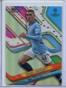 2024-25 Topps Finest UEFA Phil Foden Refractor